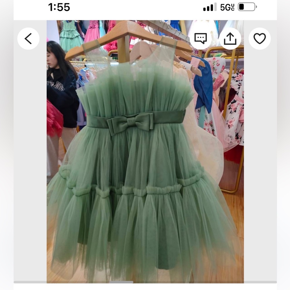 Size 6 girls tulle dress